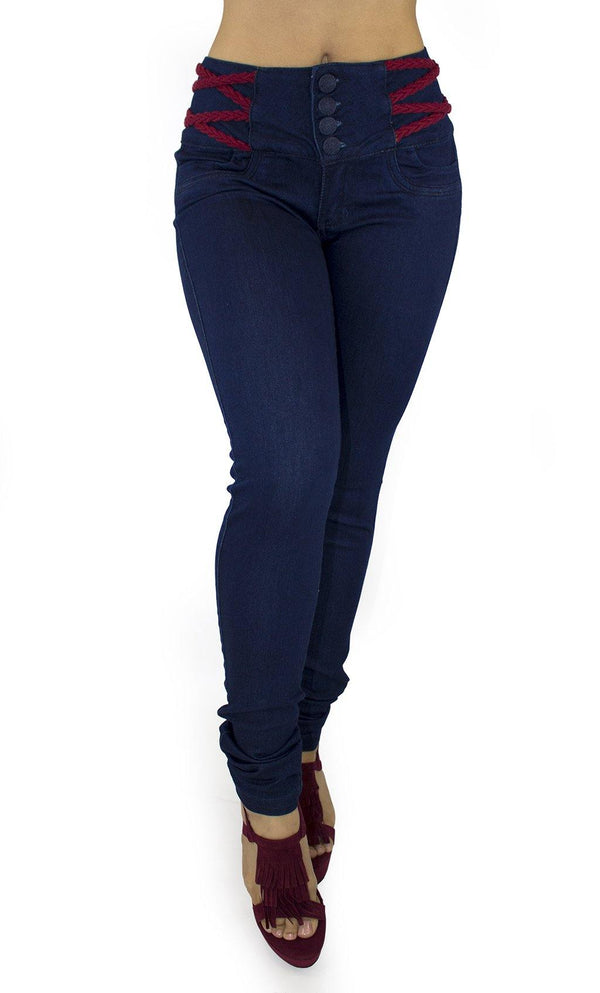 17985 Maripily Women's Butt Lifting High Waist Skinny Jean - Pompis Stores