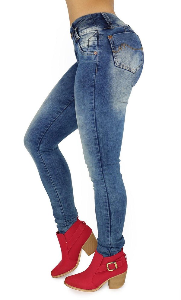17987 Maripily Women Butt Lifting Skinny Jean