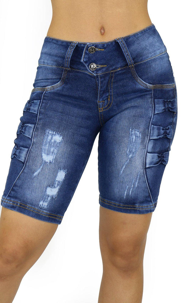 18049 Maripily Women’s Butt Lifting Bermuda Jean