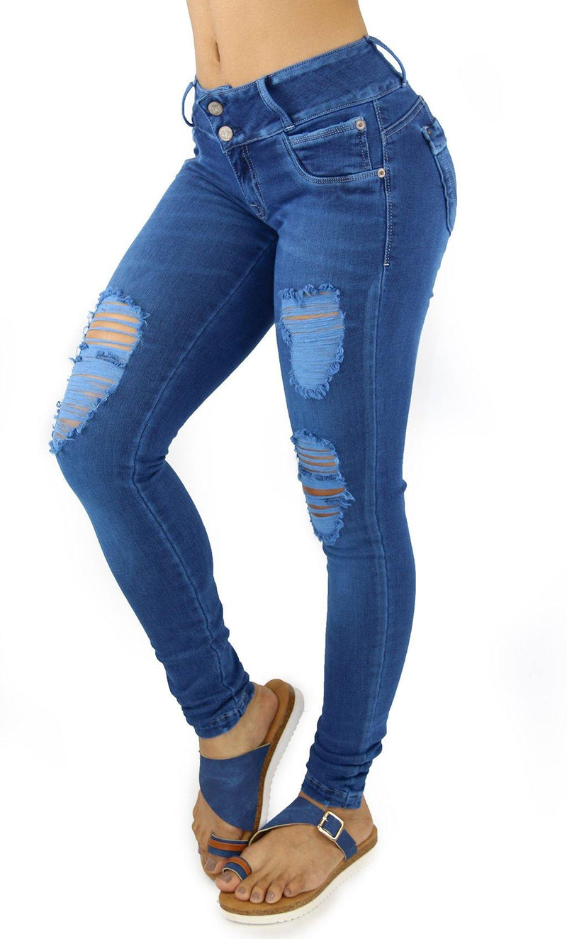 18146 Maripily Women's Destroyed Skinny Jean