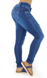 18146 Maripily Women's Destroyed Skinny Jean