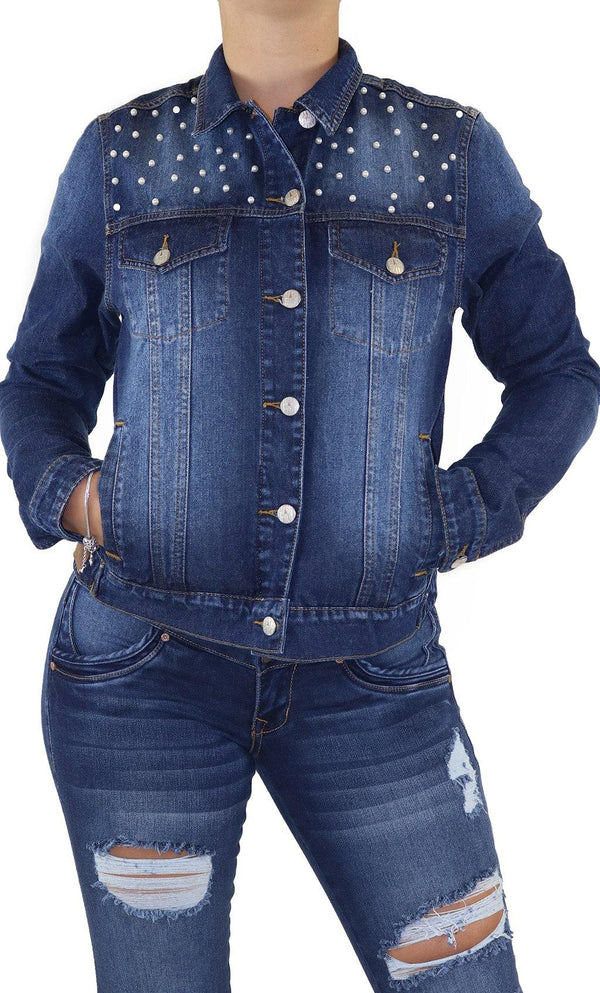 18946 Women Denim Jacket by Maripily Rivera