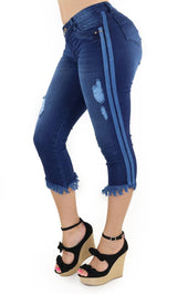 18979 Capri Skinny Jeans Women Maripily Rivera