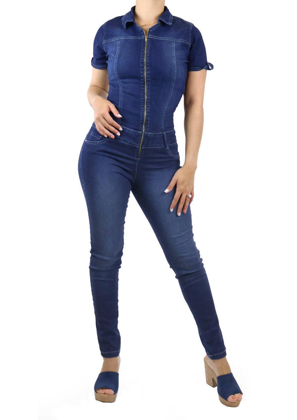 18984 Jumpsuit Denim for Women by Maripily Rivera - Pompis Stores