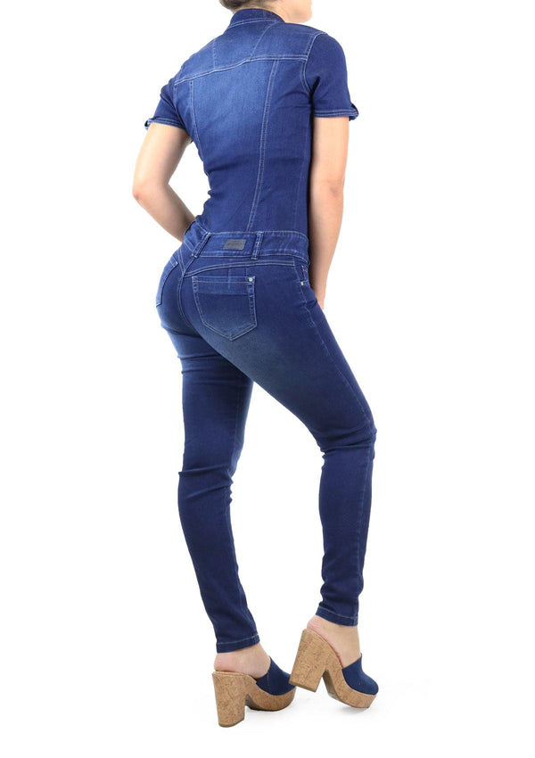 18984 Jumpsuit Denim for Women by Maripily Rivera - Pompis Stores