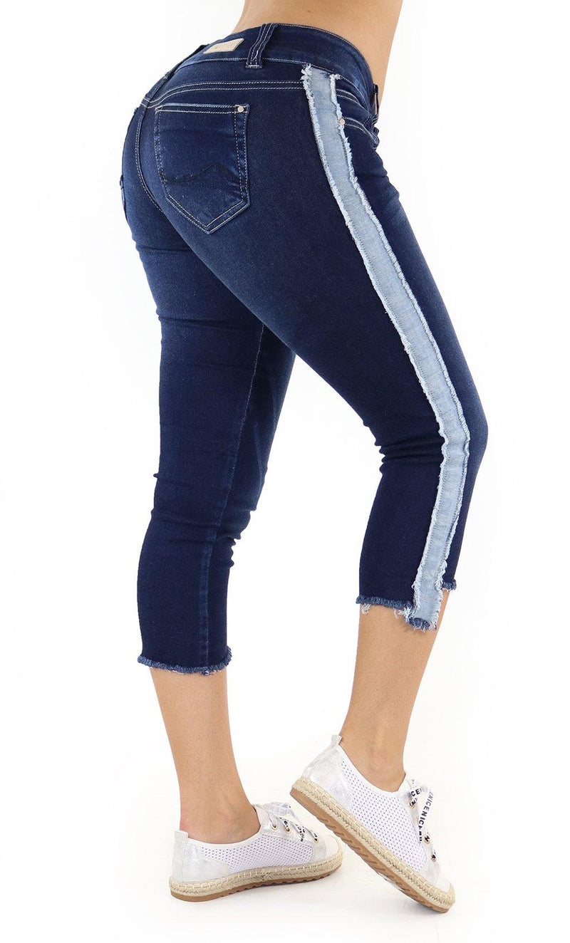 19005 Capri Skinny Jeans Women Maripily Rivera