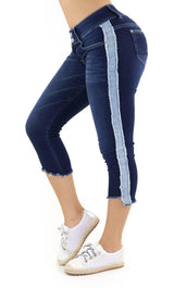 19005 Capri Skinny Jeans Women Maripily Rivera