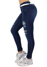 19193 Skinny Jeans by Maripily Rivera - Pompis Stores