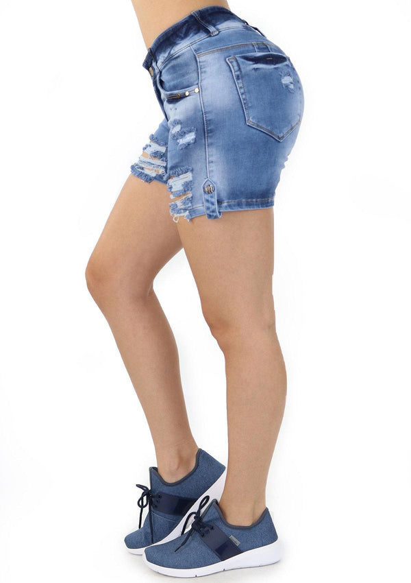19261 Denim Short by Maripily Rivera