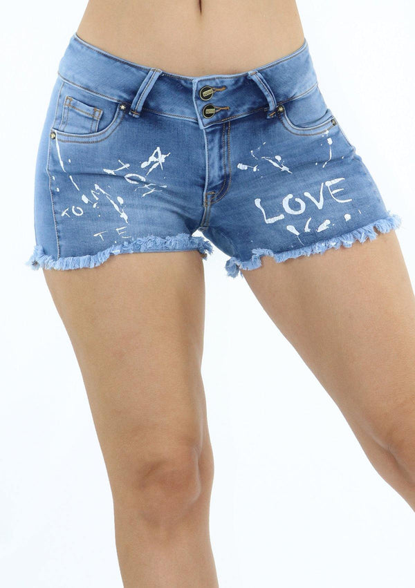 19603 Denim Short by Maripily Rivera
