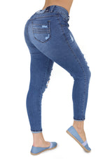 20080 Destroyed Capri Jeans by Maripily Rivera