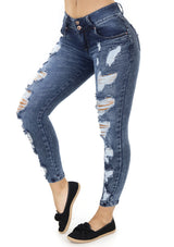 20138 Destroyed Skinny Jean by Maripily Rivera