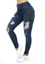 20464 Destroyed Skinny Jean (tobilleros) by Maripily Rivera