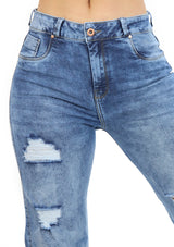 20578 Ripped Bell Bottom Jean by Maripily Rivera
