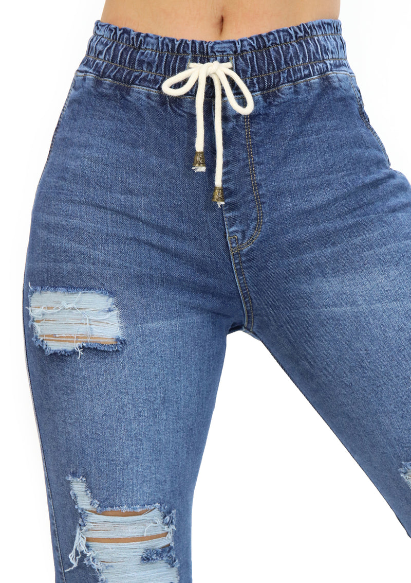 20582 Ripped Bell Bottom Jean by Maripily Rivera
