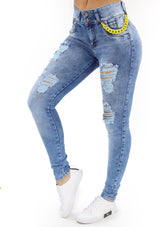 20702 Ripped Skinny Jean by Maripily Rivera