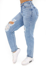 20849 Destroyed Relax Fit Jean by Maripily Rivera