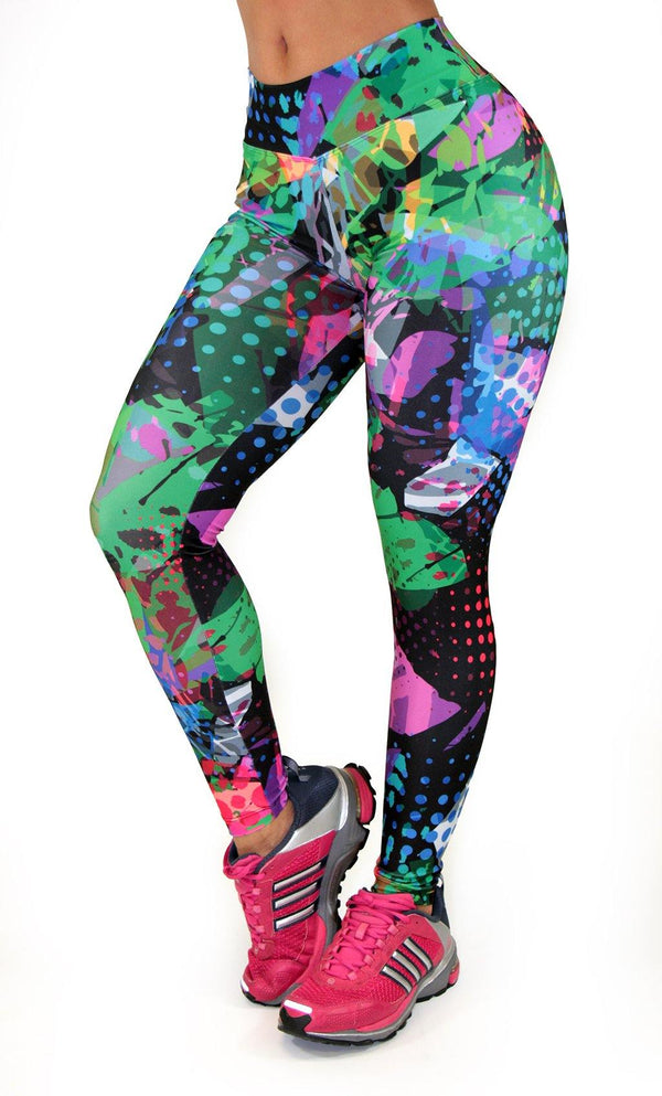 300D Active Printed Skinny Maripily Sport