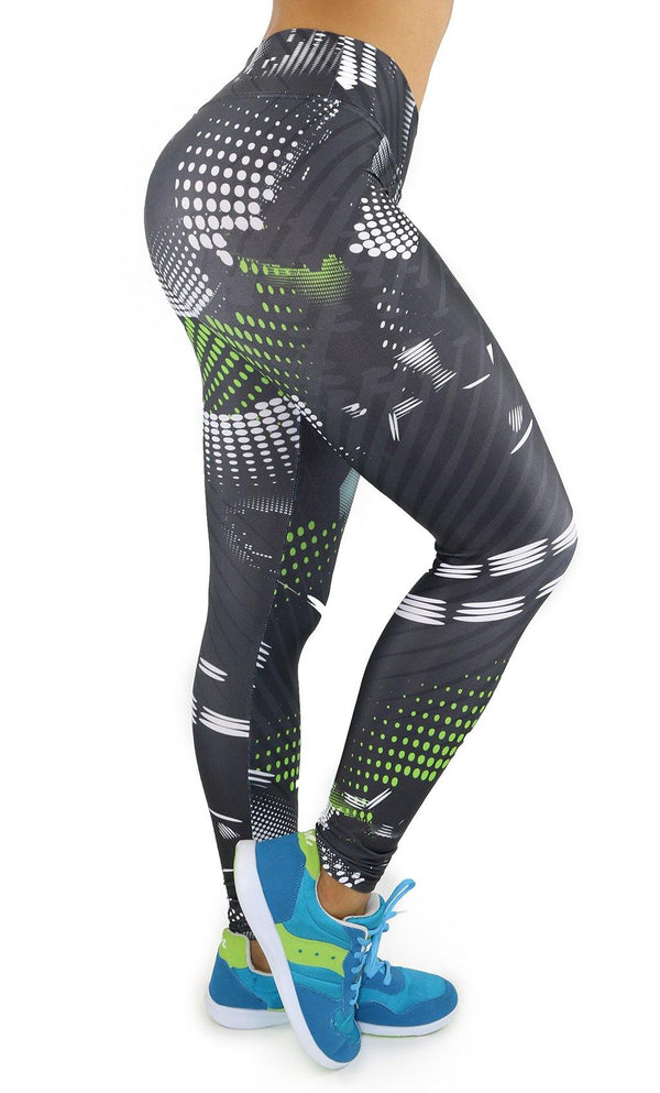 1141 Maripily Women Activewear Print Legging