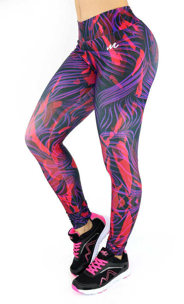 1143 Maripily Women Activewear Print Legging