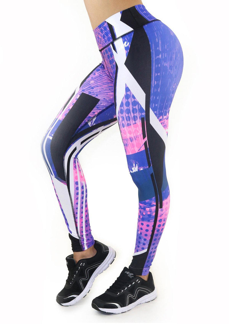 7119 Activewear Print Legging for woman by Maripily Rivera - Pompis Stores