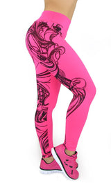 3023 Maripily Women's Activewear Print Legging