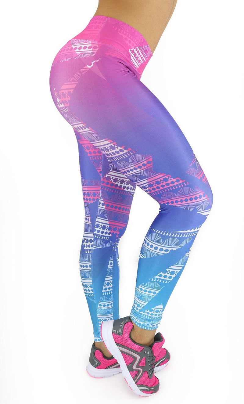 3042 Maripily Women Activewear Print Legging