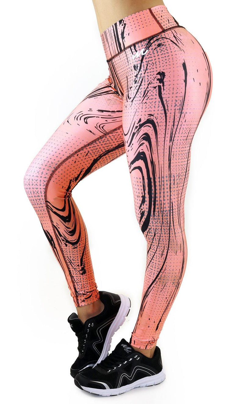 9019 Maripily Women Activewear Print Legging