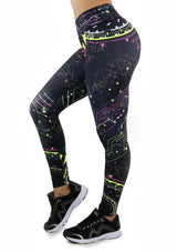9057 Activewear Print Legging for woman by Maripily Rivera