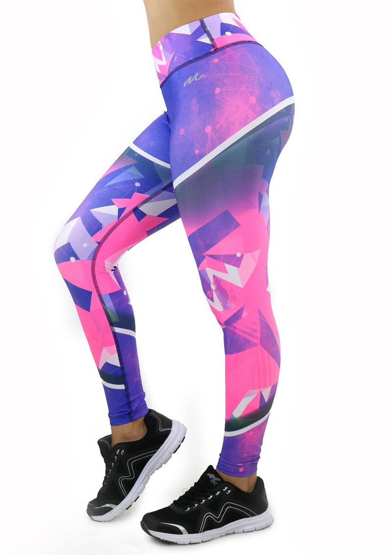 9058 Activewear Print Legging for woman by Maripily Rivera - Pompis Stores