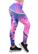 9058 Activewear Print Legging for woman by Maripily Rivera - Pompis Stores