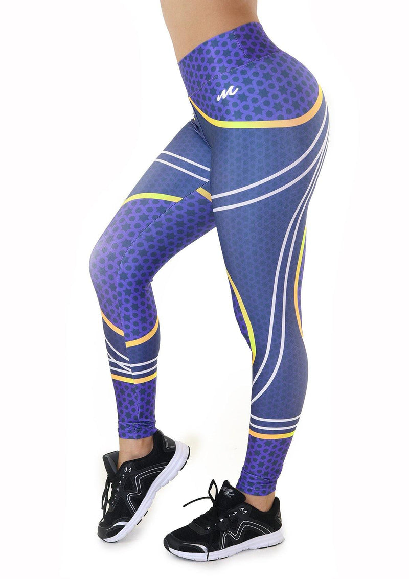 9066 Activewear Print Legging for woman by Maripily Rivera - Pompis Stores