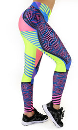 9074 Maripily Women Activewear Print Legging