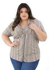 NMLBN3037 Blusa de Mujer Plus Size by Nono Maldonado