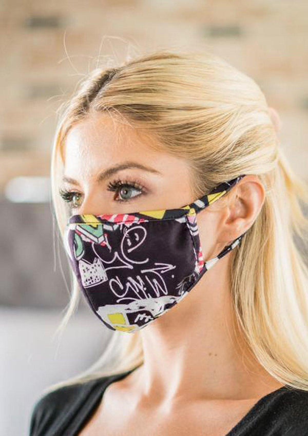 NYMASK Print5 - Mascara Reusable Fashion - Pompis Stores