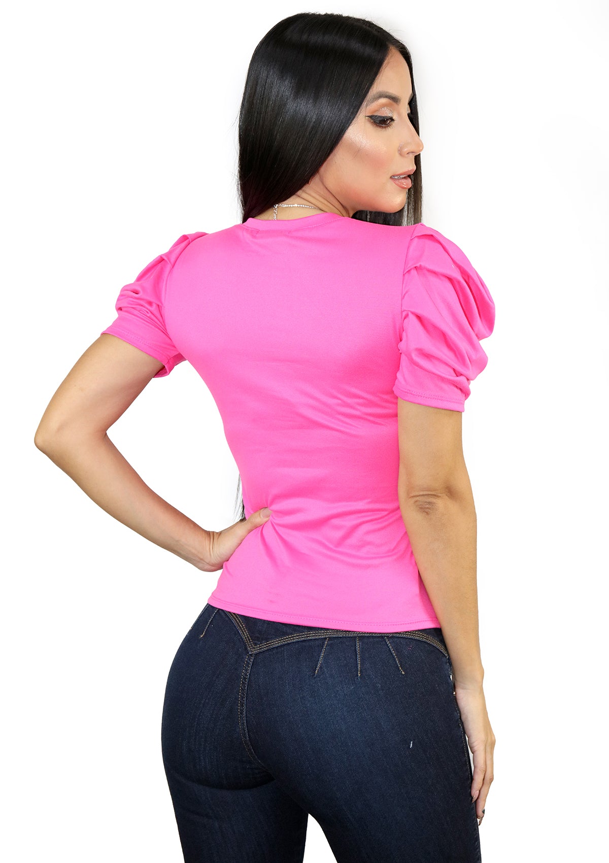 NY-T-1059 Fuchsia Blusa de Mujer