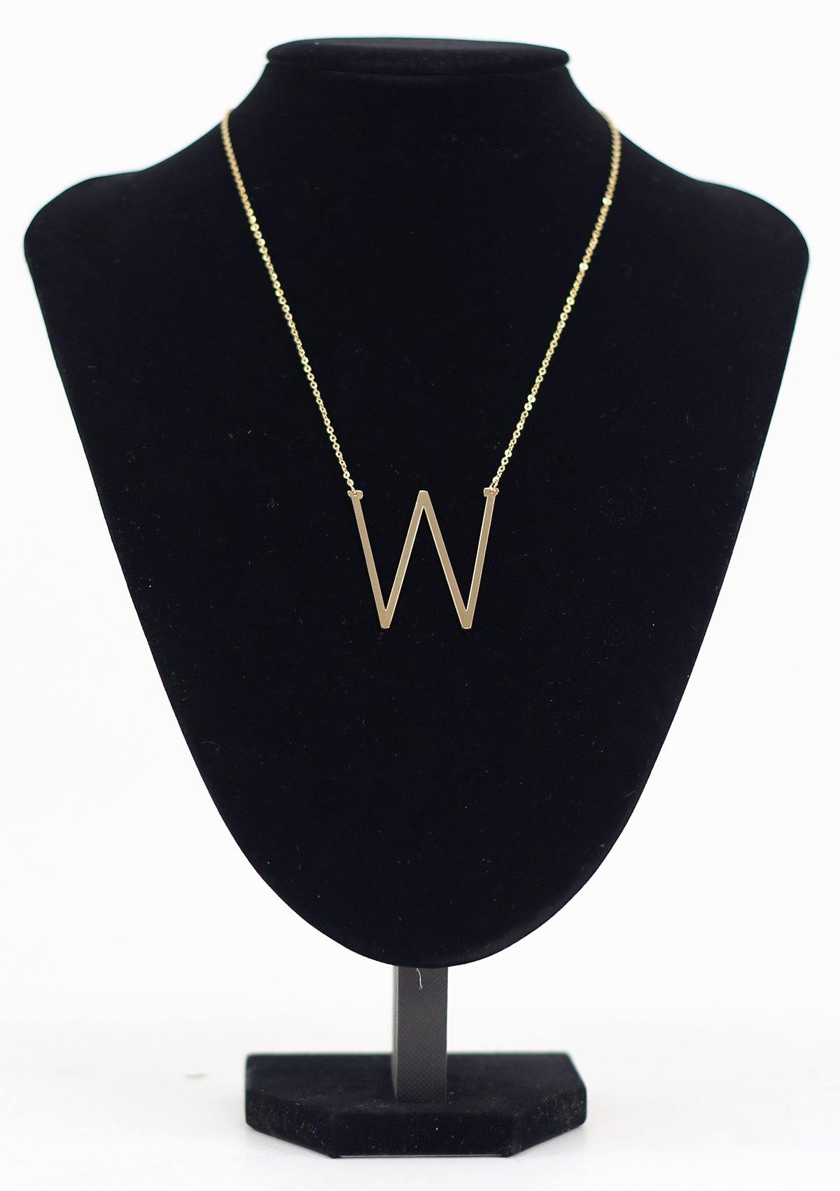 Prenda5Gold - Cadena con Letra Stainless Steel Color Oro - Pompis Stores