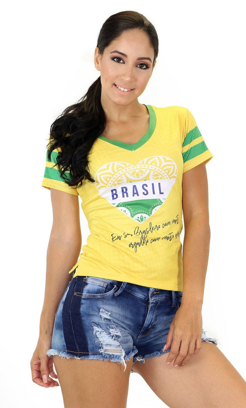 SC1020 Scarcha Mundial Shirt Women Brasil
