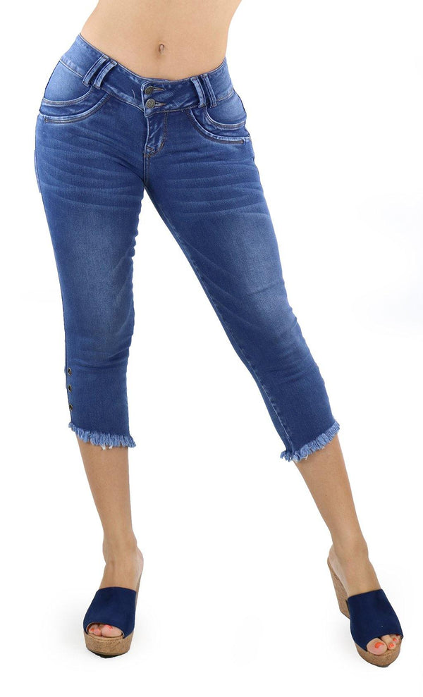 1120 Scarcha Women Denim Capri