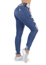 1460 Scarcha Women Skinny Jean (Tobillero) - Pompis Stores