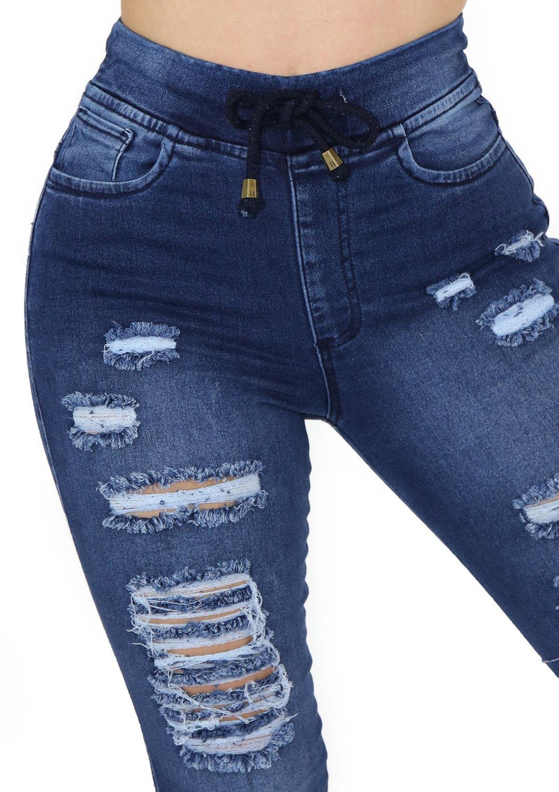 1547 Destroyed Scarcha Women Jeans Jogger - Pompis Stores