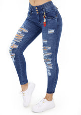 1683 Destroyed Skinny Jean Woman by Scarcha