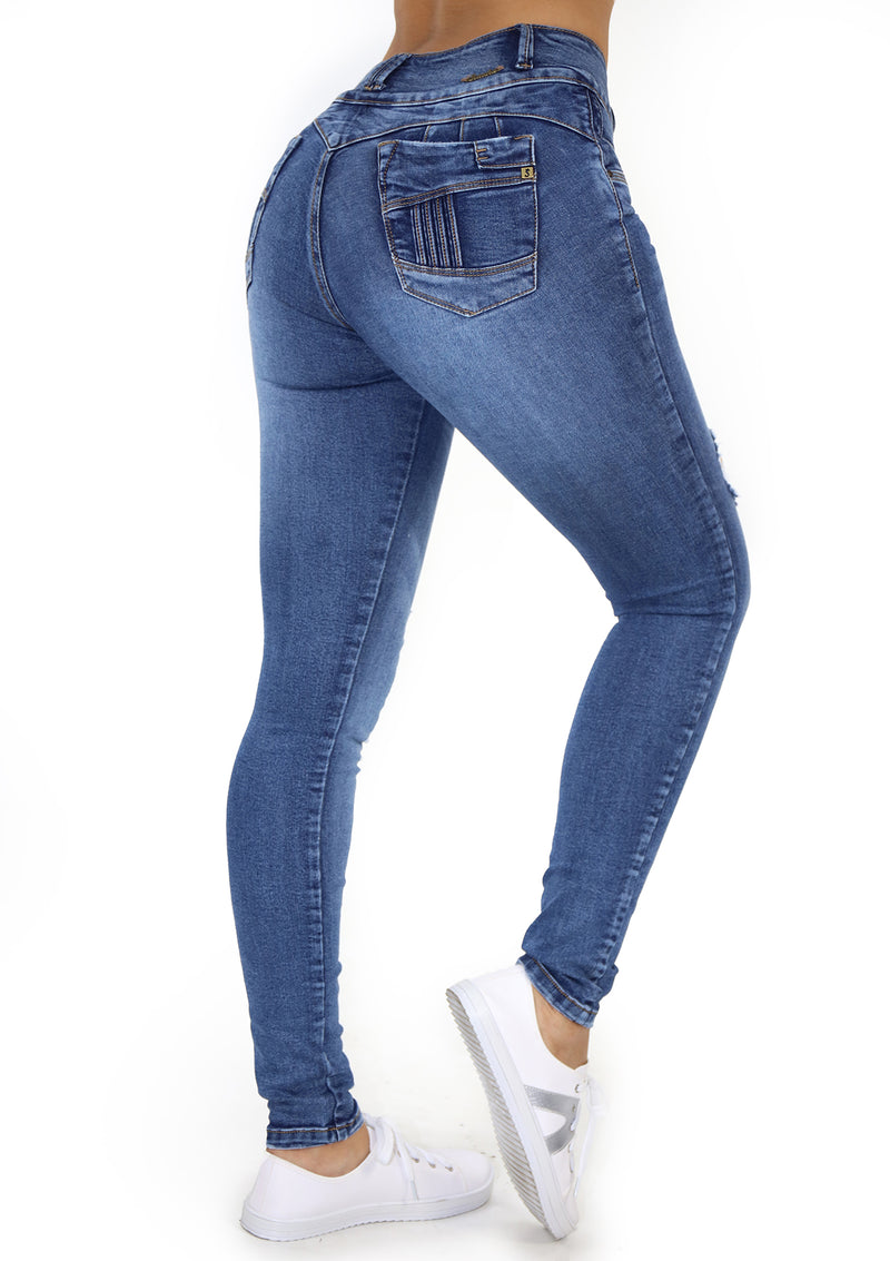 1812 Destroyed Skinny Jean Woman by Scarcha
