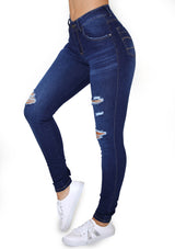 1830 Destroyed Skinny Jean Woman (Long) by Scarcha