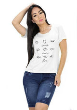 SC5199 White Blusa de Mujer by Scarcha - Pompis Stores