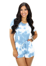 SC5244 Tie Dye Romper de Mujer by Scarcha - Pompis Stores