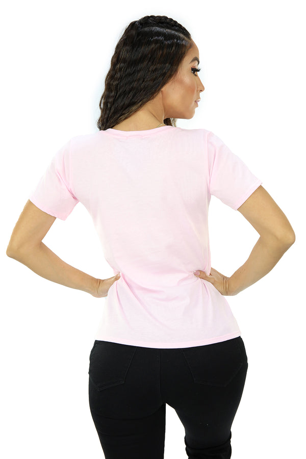 5423 Pink TShirt de Mujer by Scarcha