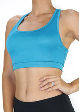 SC6243 Turquoise Sport Bra by Scarcha - Pompis Stores