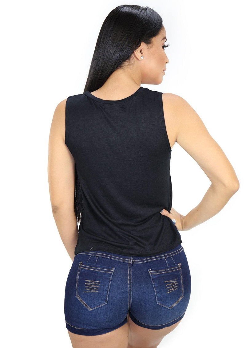 SCBICT7225 Shopaholic Blusa de Mujer by Scarcha - Pompis Stores