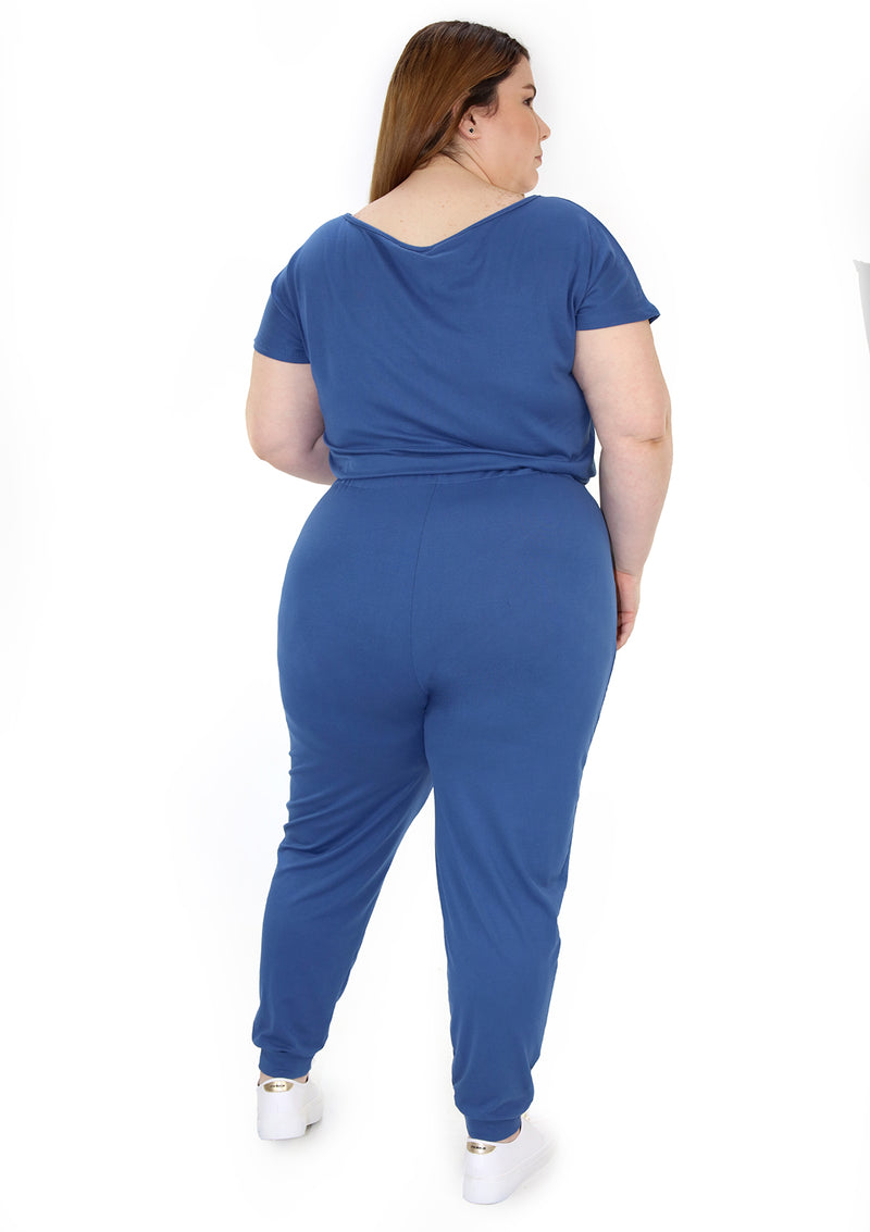 SCCABP3010X Jumpsuit de Mujer Plus Size by Scarcha